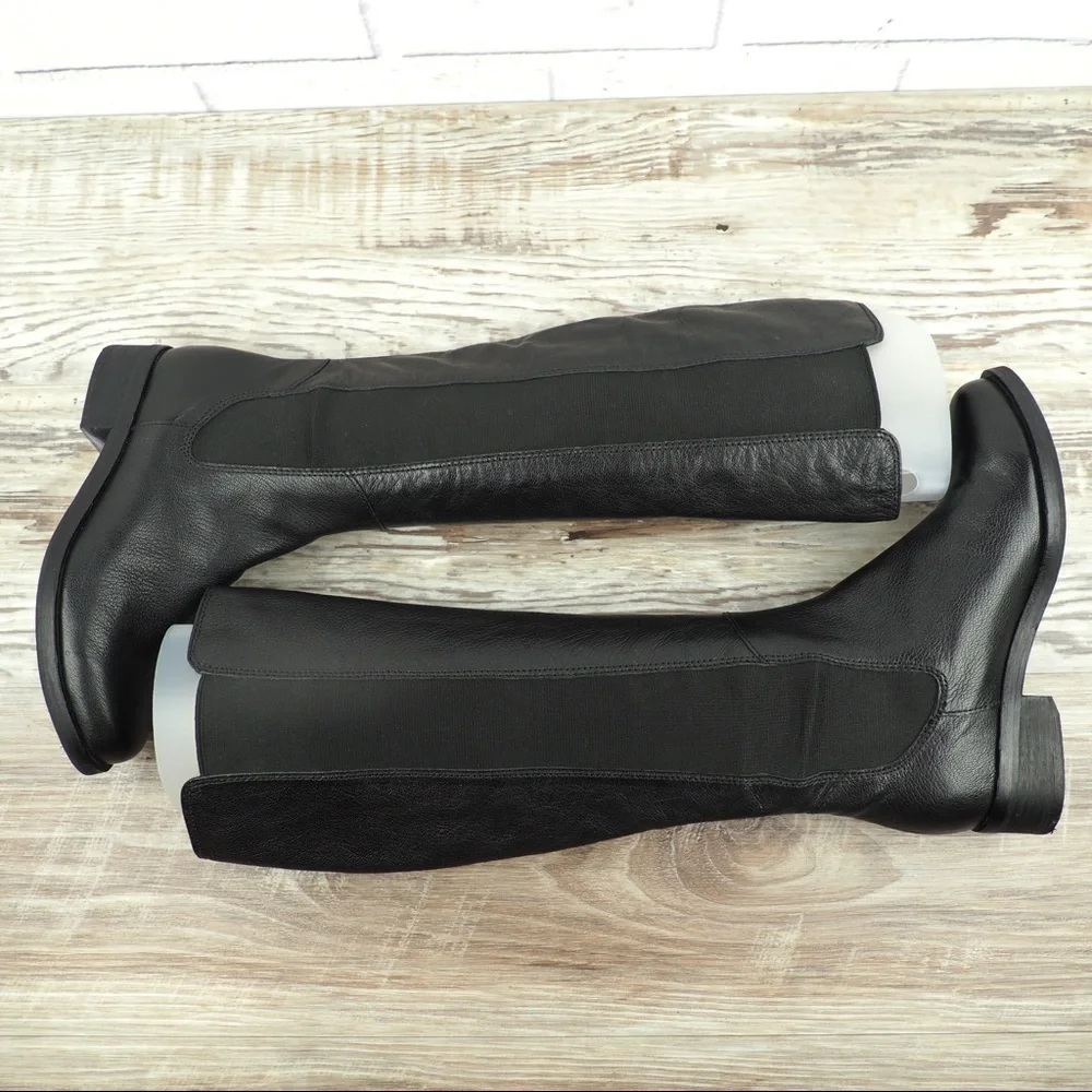 Cole Haan Jodhpur black leather riding boots 4.5